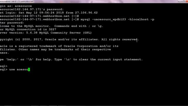 Upload and Import large SQL files in mysql phpmyadmin database using SSH - PUTTY смотреть онлайн