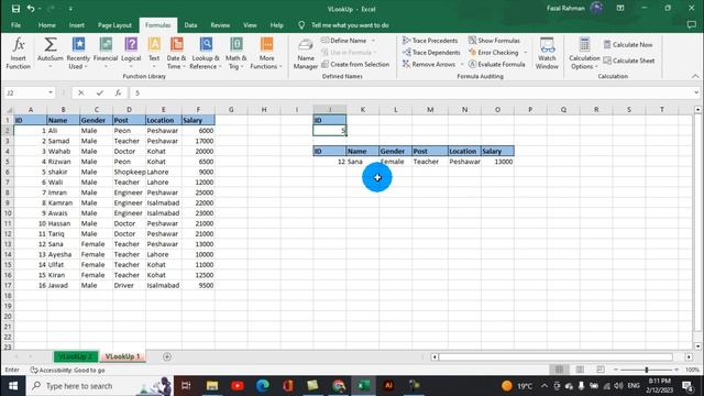 Vlookup Functions in Excel || Define Name, Name Manager || Formula Auditing || MS Excel 2019 смотреть онлайн