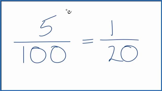 How to Simplify the Fraction 5/100 смотреть онлайн