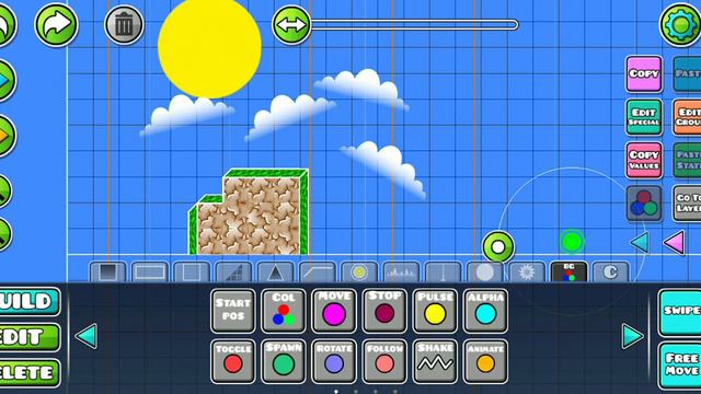 как сделать красивый уровень в Geometry Dash #2 смотреть онлайн