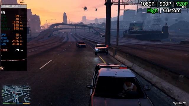 GTA 5\V | Amd Radeon R7 240 | I7 860 | 10gb Ram | Benchmark смотреть онлайн