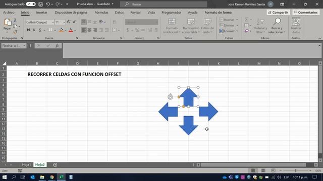 Función offset VBA смотреть онлайн