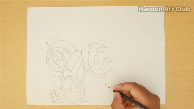 Drawing Titan Clockman | How To Clockman Titan - Step By Step |  Skibidi Toilet Multiverse