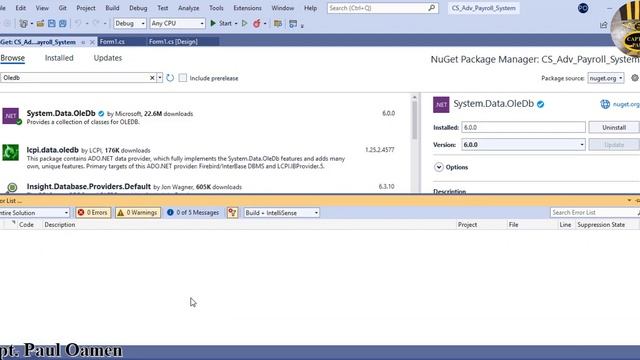 How to Create Advanced Payroll Management Systems with MS Access in C# - Part 2 of 4 смотреть онлайн