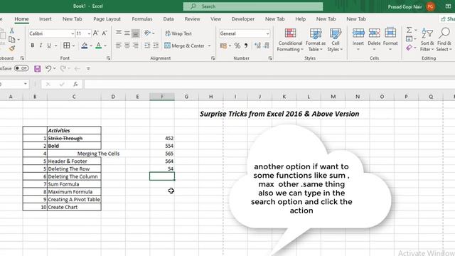 Surprising Tricks from Microsoft Excel 2016 and above version and Office 365 смотреть онлайн