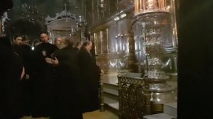 Братский молебен у мощей Пр.Сергия Радонежского Архимандрит Лаврентий