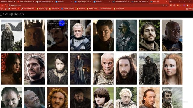 Game of thrones characters App | React JS & Material UI | 01 overview смотреть онлайн