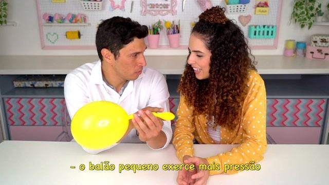EXPERIMENTOS CIENTÍFICOS C/ MEU GATINHO: FOGUETE, IMÃ, GELO SECO, BALÃO | Paula Stephânia смотреть онлайн