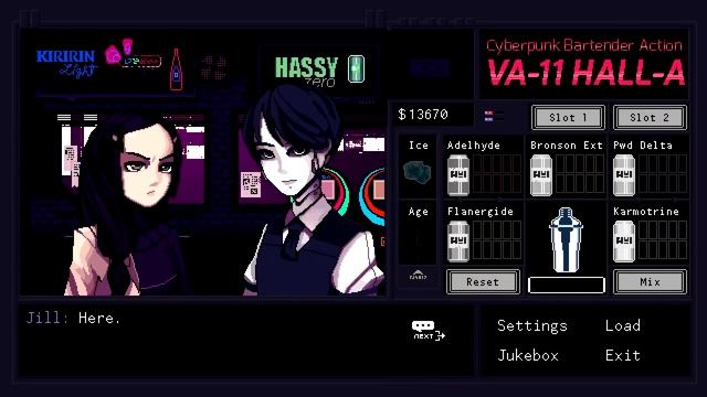 VA-11 HALL-A: Cyberpunk Bartender Action -11-Trouble at the Bank смотреть онлайн