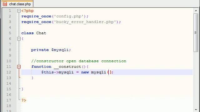 AJAX Chat Tutorial - 5 - Connecting to the Database смотреть онлайн