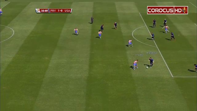 PES 2016 - Copa América Centenario - Group A - Paraguay v USA смотреть онлайн