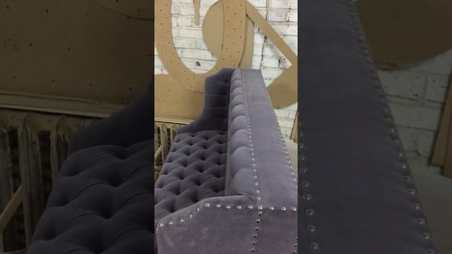 Обивка дивана декоративными гвоздиками смотреть онлайн