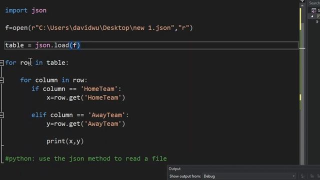 Use the JSON Method To Read a File смотреть онлайн
