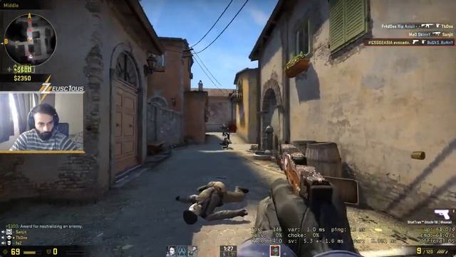 CSGO with tbone, Road to 1500 subs. [AK REDLINE GIVEAWAY at 1500 Subs] | zeusc1ous смотреть онлайн
