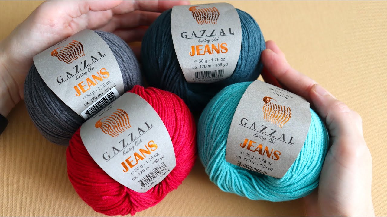 Обзор пряжи GAZZAL JEANS смотреть онлайн
