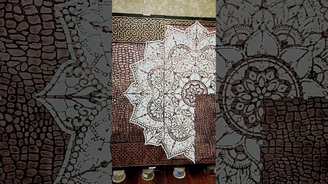 декоративная штукатурка из обычной акриловой шпаклёвки своими руками,в процессе... смотреть онлайн