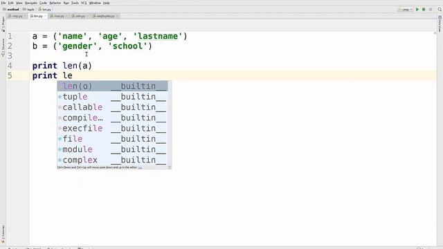 สอนการใช้ฟังก์ชัน Built in Tuple ในภาษา python смотреть онлайн