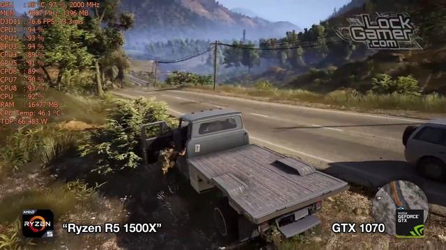 Ryzen 5 1500X vs Ryzen 7 1700: Ghost Recon Wildlands смотреть онлайн