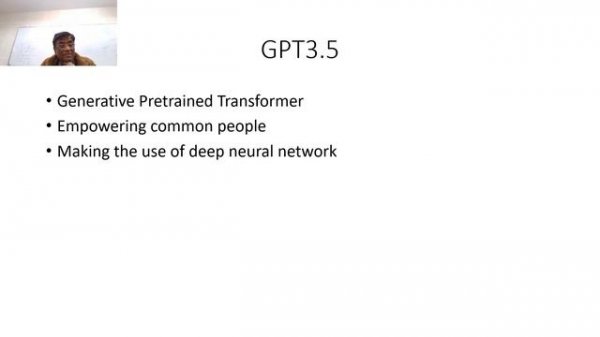 Generative Pretrained Transformer Model-Chat GPT-3.5