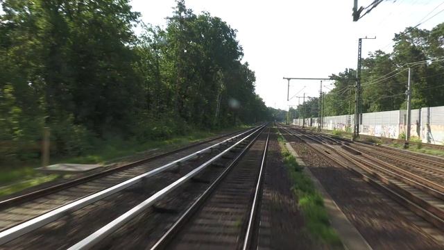 Führerstandsmitfahrt S-Bahn Berlin Von Plänterwald Nach Königs Wusterhausen Auf Der S46 Mit BR 480