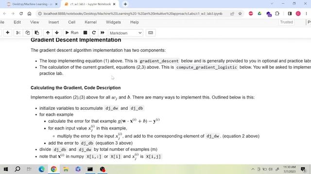 Logistic Regression in Python | Logistic regression Code | Gradient Descent | Logistic Regression смотреть онлайн