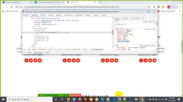 PSD to Html with Bootstrap - (Part 3) - B1 Online Class смотреть онлайн