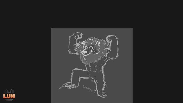 Sketch with me ? Bearger Don't starve together ? Furry Speedpaint ? Digital art process смотреть онлайн