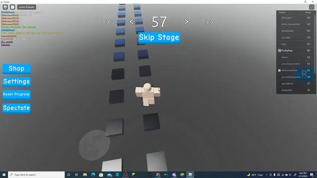 TROLL jump per difficulty chart obby | all levels as of 4/14/2022 смотреть онлайн