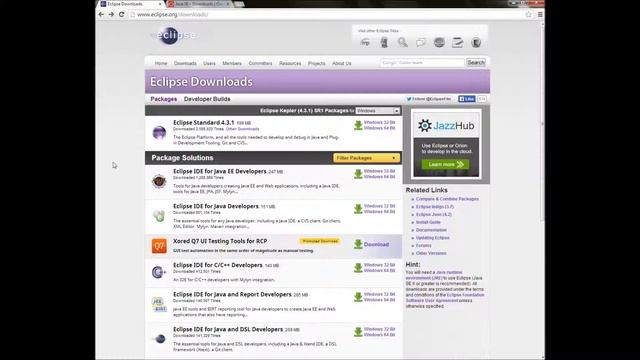 Java Development Tutorial #1 - Setting up your workspace смотреть онлайн