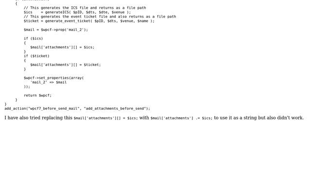 Wordpress: Can't add more than one attachment to Contact Form 7 смотреть онлайн