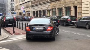 Mercedes C63 AMG W204 Sound In Warsaw