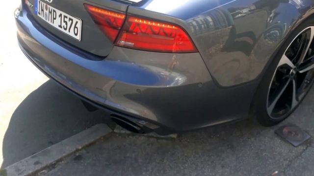 AUDI RS7 SPORTBACK 4.0 TFSI V8 QUATTRO 560hp acceleration смотреть онлайн