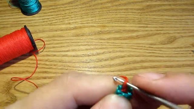 DIY Brooch red flower crocheted | DIY Брошка червона квітка в'язана гачком смотреть онлайн