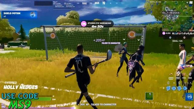 Score a Goal with the Soccer Ball Toy as Neymar Jr (1) - Fortnite Neymar Jr Quests смотреть онлайн