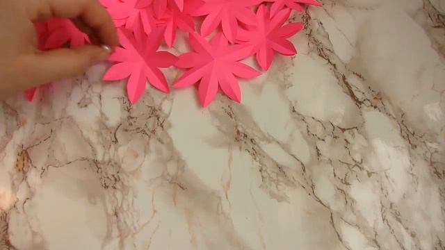 Декор стен. ✂️ Цветы из бумаги. ? 5 смотреть онлайн