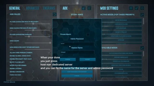 Ark Tutorial | how to make a non dedicated server and how to join. смотреть онлайн
