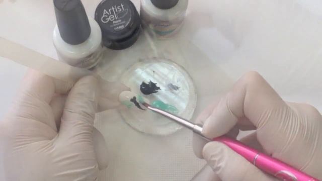 Дизайн ногтей. Стрекоза с использованием пайеток смотреть онлайн