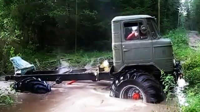 Советский вездеход, Газ 66!!! смотреть онлайн
