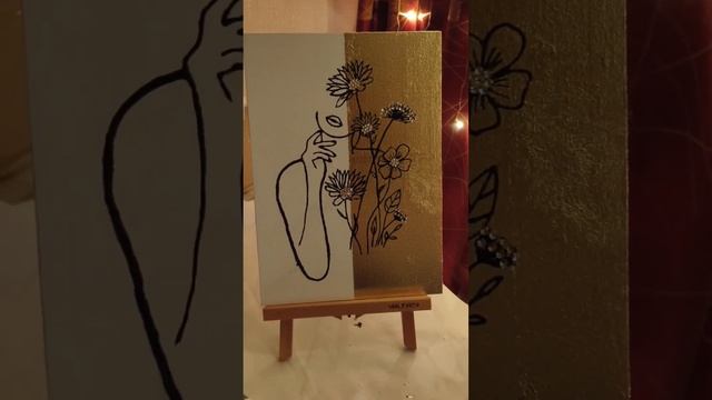 Когда не хватает☀️Поможет гирляндаРаскрывается вся красота страз✨#интерьернаякартина #картинаназака