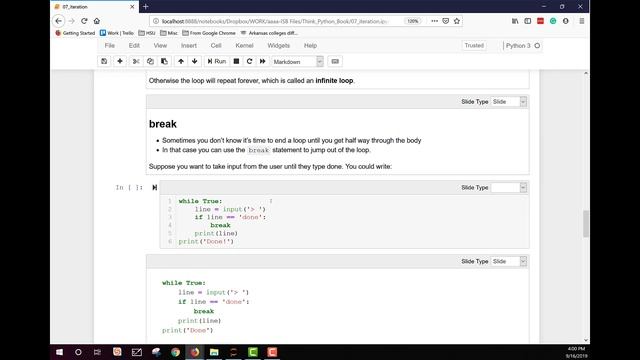 Think Python Ch 7 смотреть онлайн