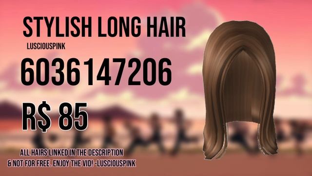 Aesthetic Brown Hair Codes for Roblox/Bloxburg | Lusci0uspink смотреть онлайн