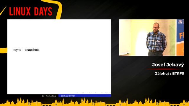 LinuxDays 2018 - Zálohuj s BTRFS - Josef Jebavý смотреть онлайн