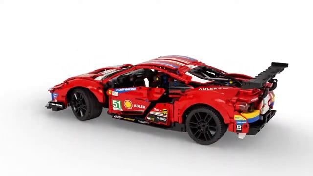 LEGO Technic Ferrari 488 GTE “AF Corse #51” 42125 смотреть онлайн