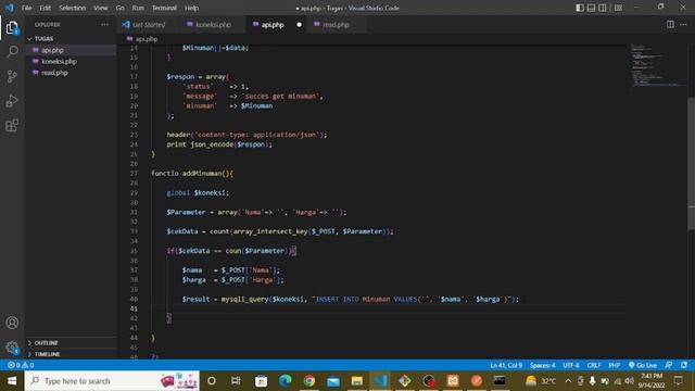 CRUD API PHP Native Part 2 Menambah Data Dengan Method POST смотреть онлайн