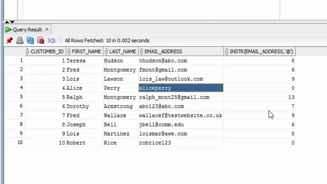 String Functions (Introduction to Oracle SQL) смотреть онлайн