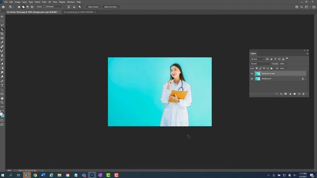 Create Transparent Image In Adobe Photoshop – Object Selection Tool