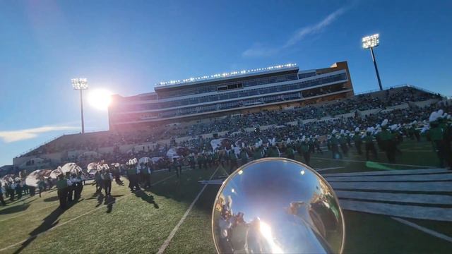 UNT Green Brigade 2022 "Our House" Solo Baritone Cam - Homecoming Game смотреть онлайн