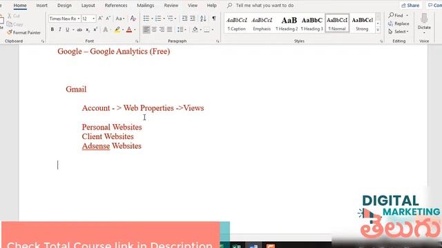 How to Create & Install Google Analytics in Telugu | Digital Marketing in Telugu Course Class 43 смотреть онлайн