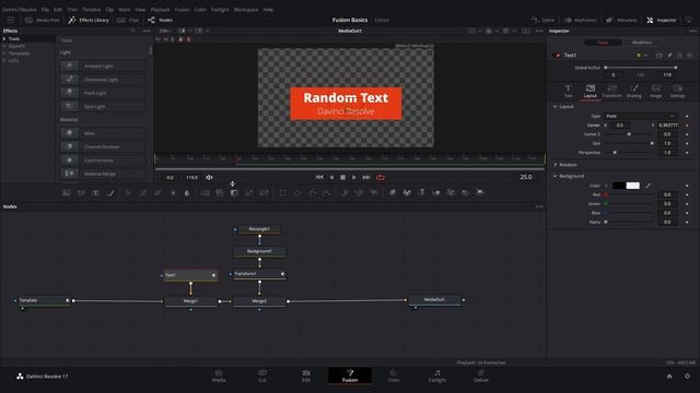 Базовый Курс по Fusion в Davinci Resolve. Fusion Для Новичков