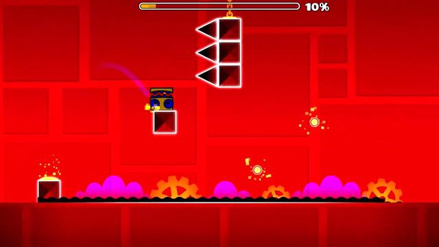 Geometry Dash но если видио будет записыватся 10 минут то оно закончится наша цель пройти КлатерФан смотреть онлайн